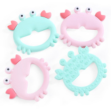 Custom Crab Silicone Teething Teether Autism Sensory Rubber Animal Toys  For Adult
